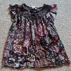 LOFT  Multicolor Patchwork top XSP